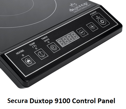 Secura Duxtop 9100 Control Panel