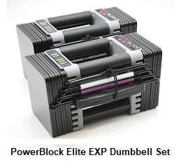 PowerBlock Elite EXP dumbbells 