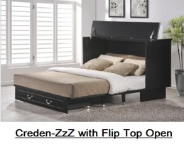 Creden-ZzZ Cabinet Bed Open