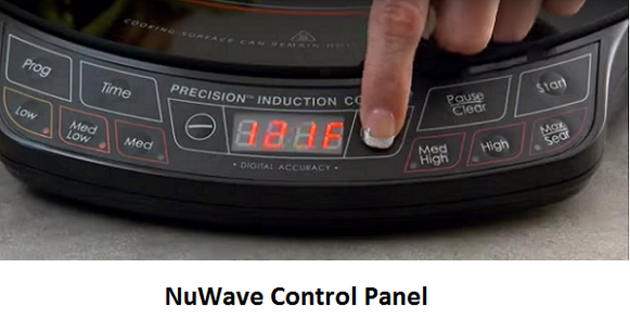 NuWave Pic Pro Control Panel