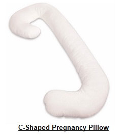 PharMeDoc C-Shaped Pregnancy Pillow