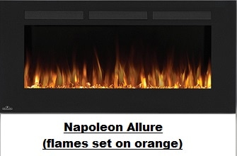 Napoleon Allure Electrical Wall Mounted Fireplace