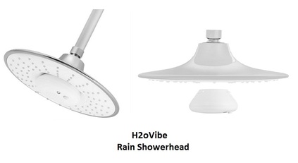 H2oVibe Rain Showerhead