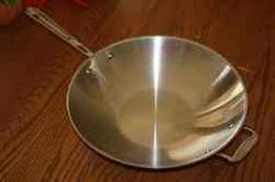 Clad Stainless Steel Wok