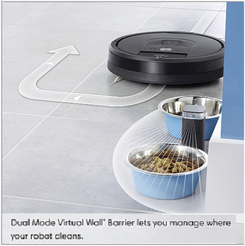 Roomba Dual Mode Viurtual Wall Barrier  in Action