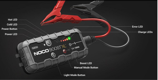 LED Configuration on NOCO Boost GB50 (1500 Amp)