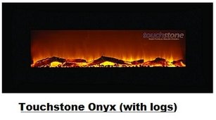 Touchstone Onyx Electrical Wall Mounted Fireplace