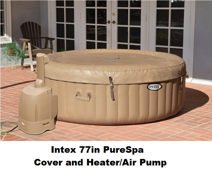 Intex PureSpa Cover and Heater/Air-Pump