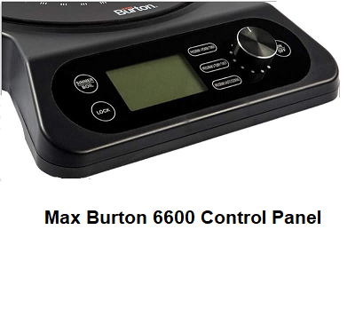 Max Burton 6600 Control Panel