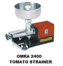OMRA 2400 Electric Tomato Straining Machine