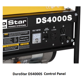 DuroStar DS4000S Control Panel