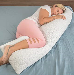 Coop Home Goods Straight Pregnancy Pillow