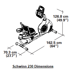Schwinn 230 Recumbent Exercise Bike