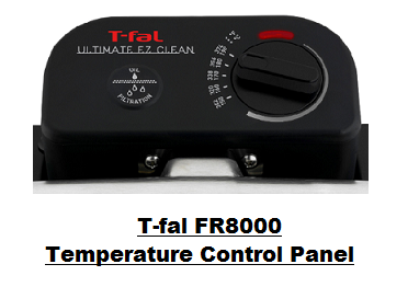 T-fal FR8000 Temperature Control Panel