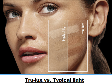 tru-lux vs. typical light